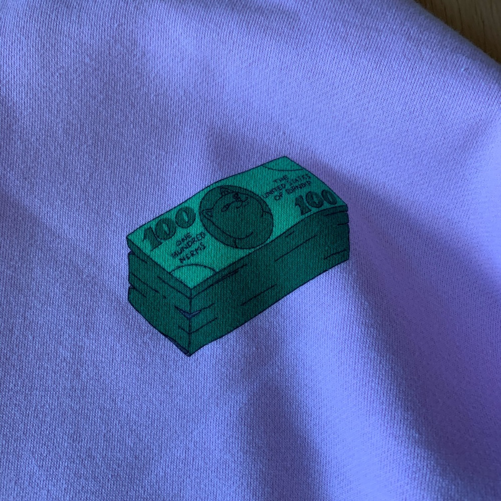 Pink Rip-n-dip Hoodie - Picture 2 of 5